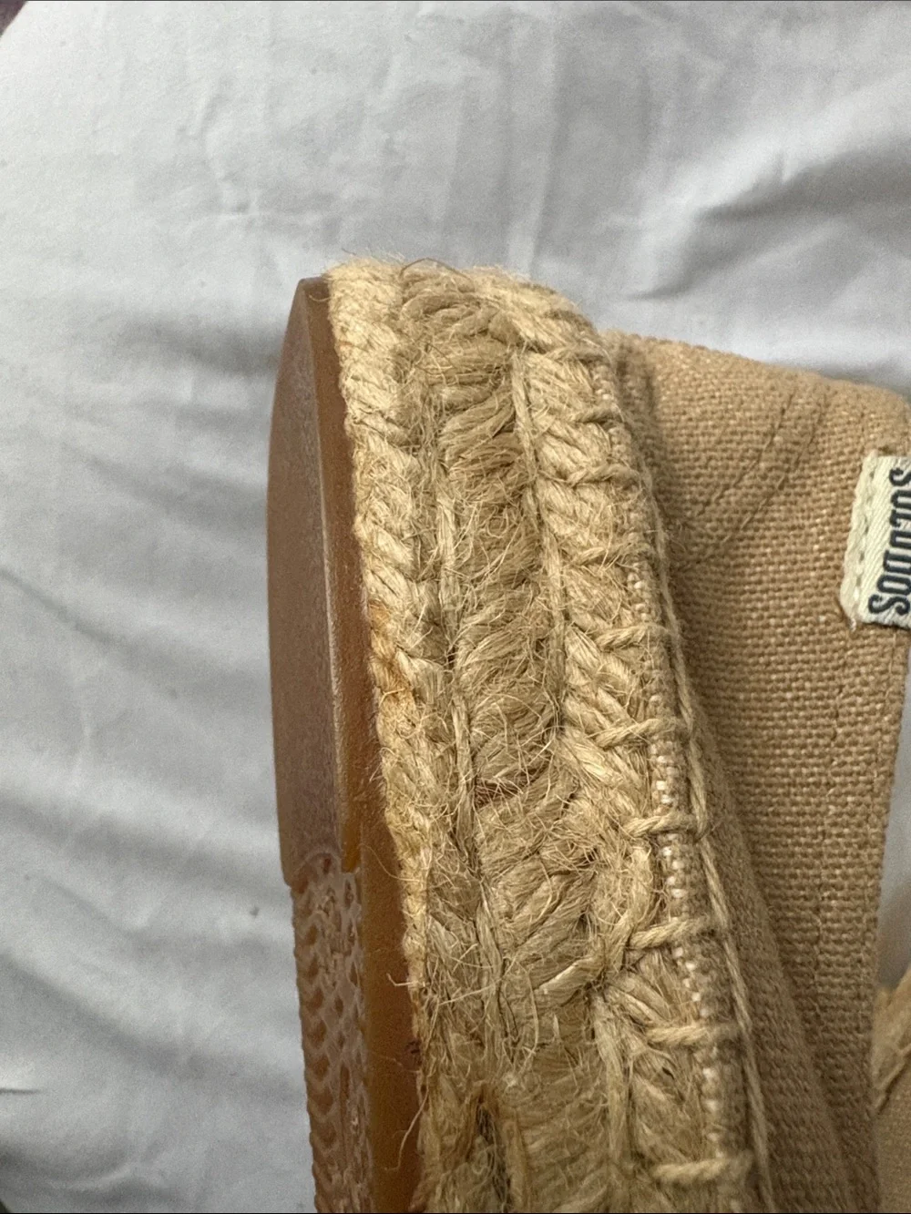 Soludos Gilded Owl Smoking Espadrilles Embroidered Slip On Canvas Shoes Women 8